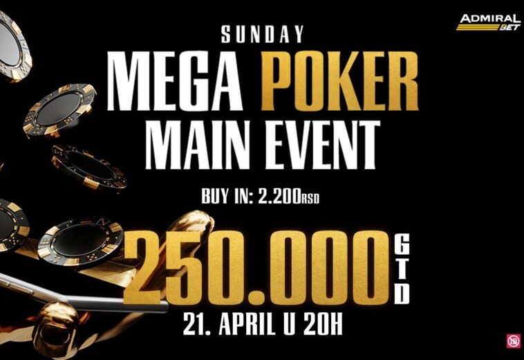 NAJVEĆI NEDELJNI POKER TURNIR SAMO ŠTO NIJE POČEO!
