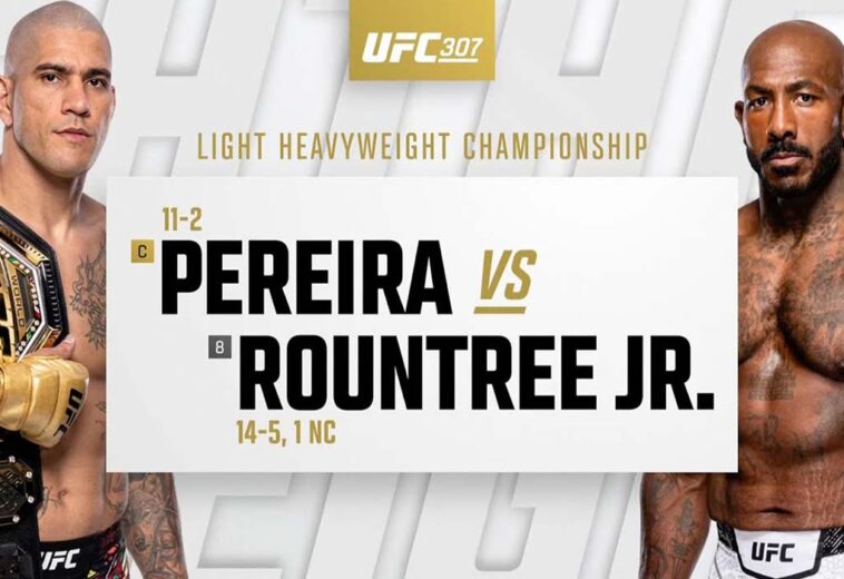 UFC 307: Alex Pereira vs Khalil Rountree Highlights
