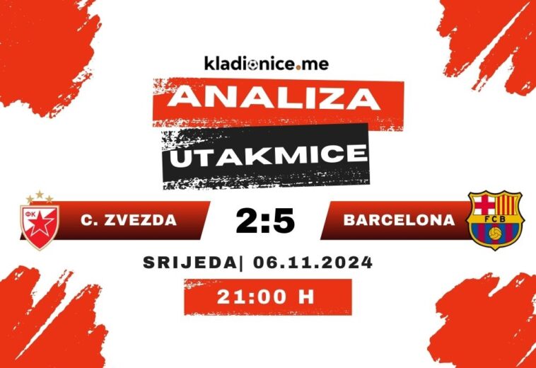 Crvena Zvezda 2-5 Barcelona: Analiza utakmice (06.11.2024)