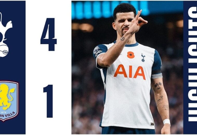 Tottenham Hotspur 4-1 Aston Villa | Highlights