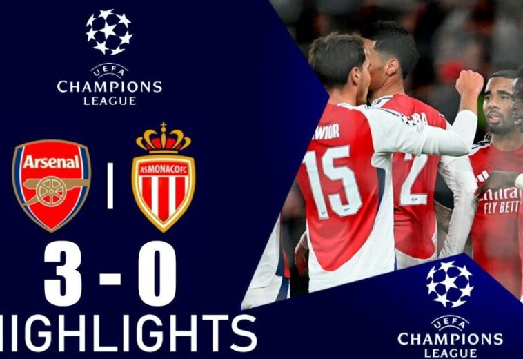 Arsenal 3:0 Monaco | Highlights