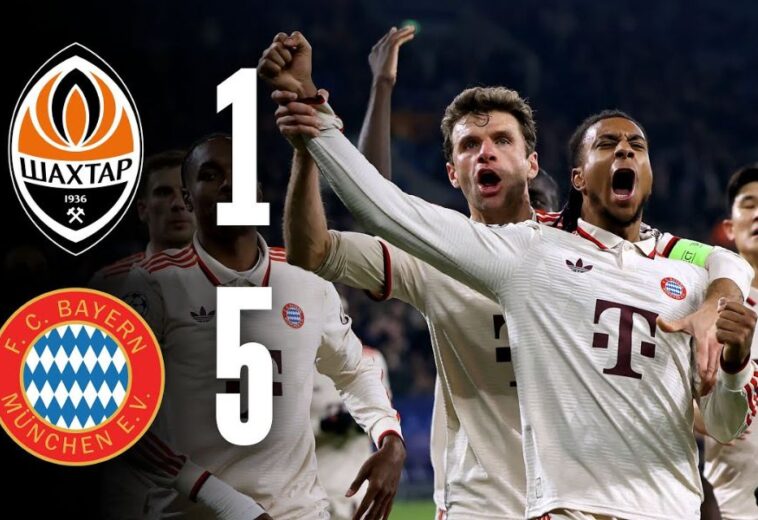 Shakhtar Donetsk 1-5 Bayern Munich| Highlights