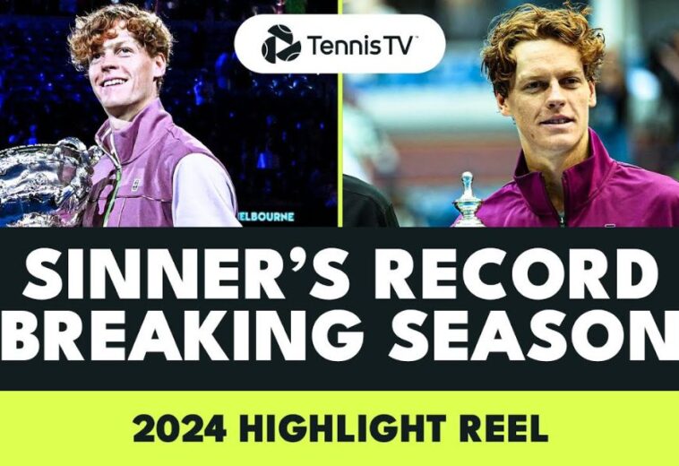 Sinner 2024 Highlight Reel: Istorijska godina 🥶