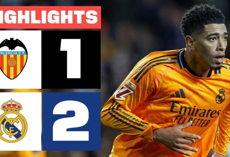 Valencia 1:2 Real Madrid | Highlights