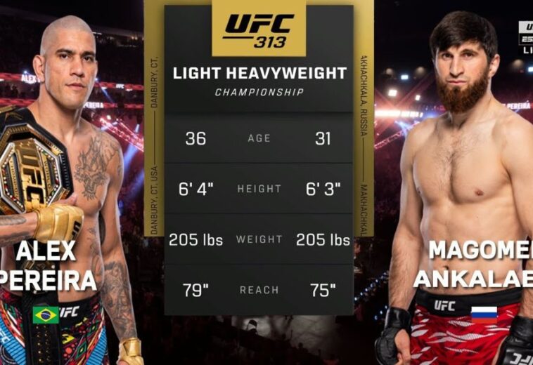 UFC 313: Alex Pereira vs. Magomed Ankalaev Full Fight